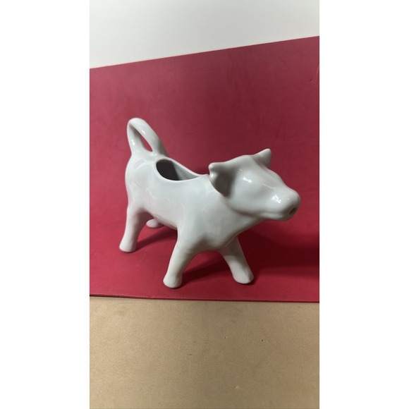 The Unbranded Brand Other - City Chef White Porcelain Cow Creamer Farmhouse Kitchen